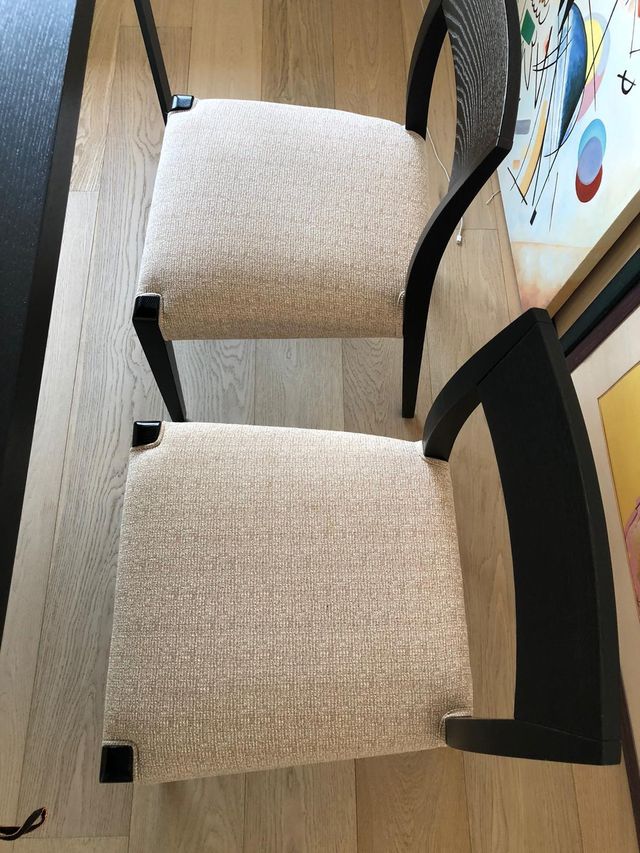 Juego de Mesa madera y 4 sillas estilo asiático