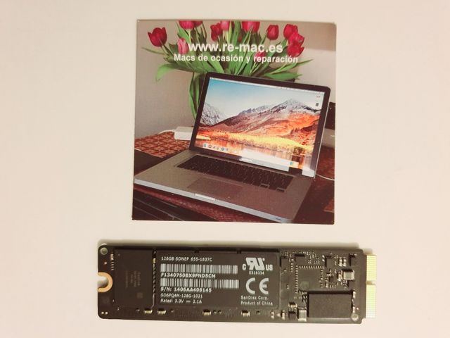 Disco de estado sólido SSD de 128GB original usado