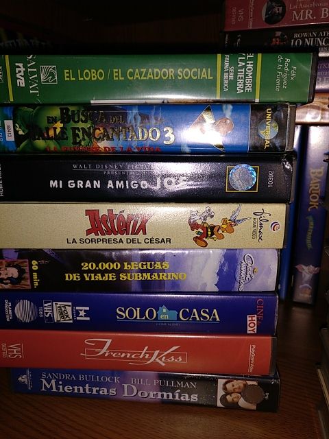 más de 70 vhs