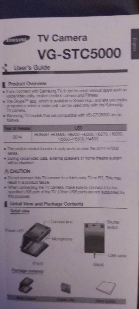 cámara Samsung para control gestual del smartv