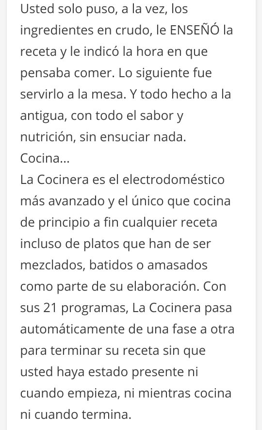 Robot cocina