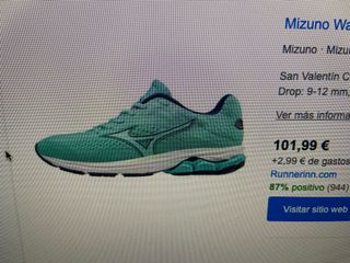 zapatillas de running hombre mizuno wave maverick gris y azul