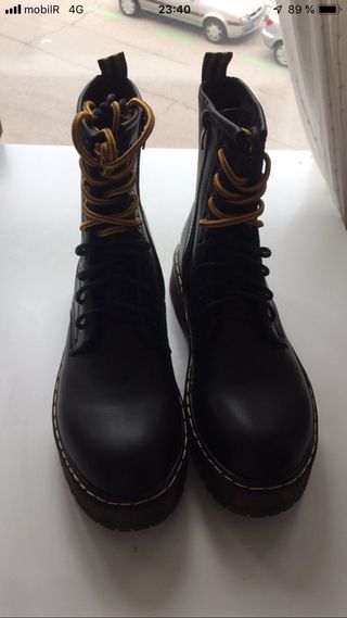 botas dr martens plataforma