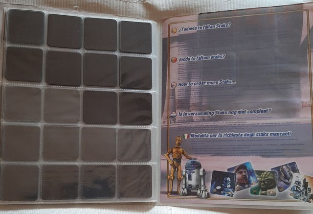 Álbum STAR WARS + TABLERO JUEGO+ STAKS