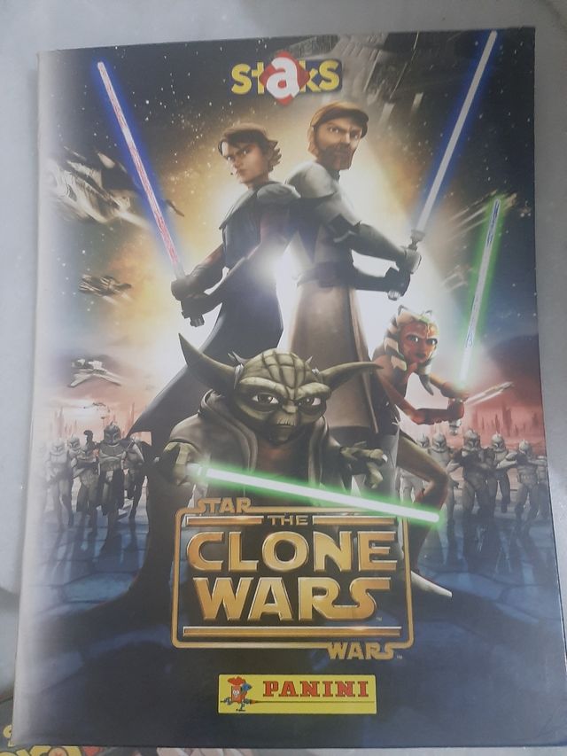 Álbum STAR WARS + TABLERO JUEGO+ STAKS