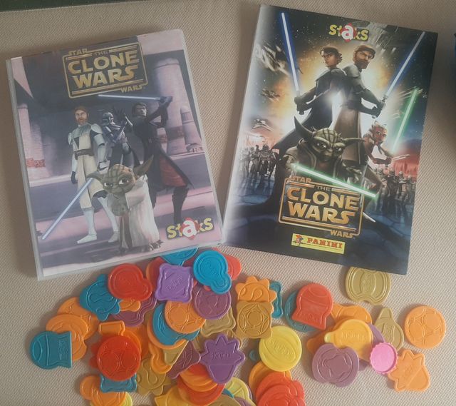 Álbum STAR WARS + TABLERO JUEGO+ STAKS