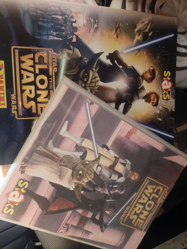 Álbum STAR WARS + TABLERO JUEGO+ STAKS