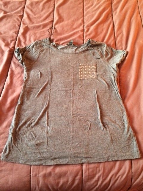 Camiseta Gris Premama Embarazada H&M talla L
