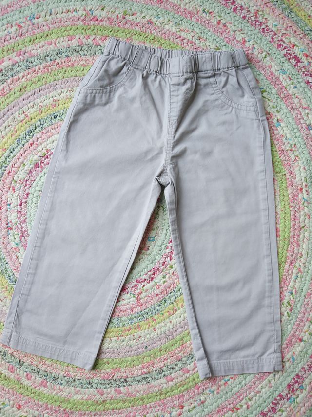Pantalón niño vestir gris claro 24 meses