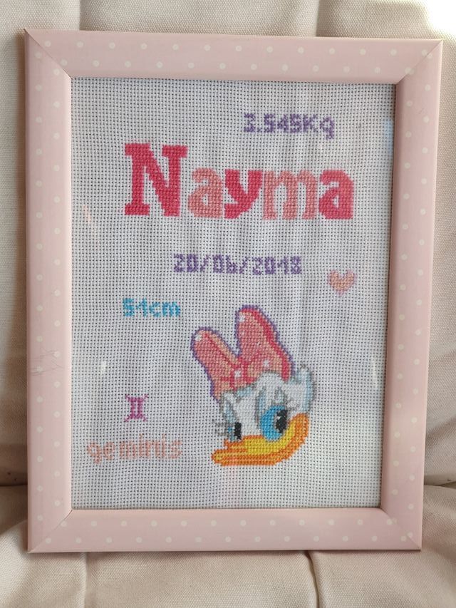 Punto de cruz cuadro