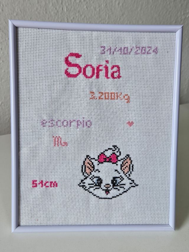 Punto de cruz cuadro