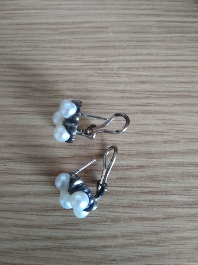 Pendientes plata y perlas Waterford a estrenar
