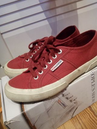 superga niño rojas