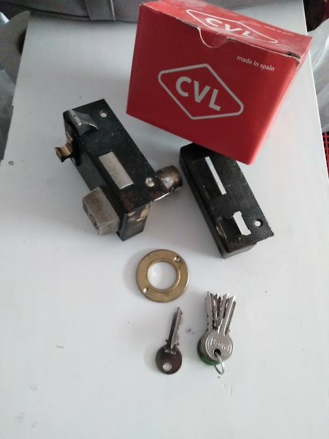 Cerradura de puerta.