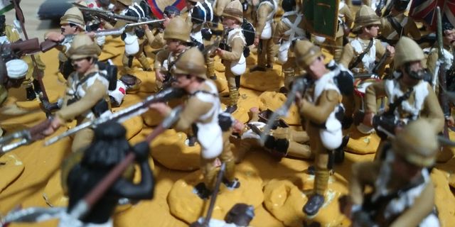 Maqueta histórica a escala a 28 milímetros