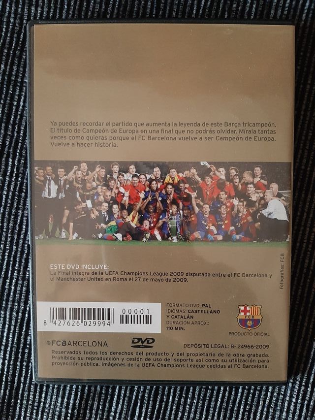 DVD Campeones de Europa 2009