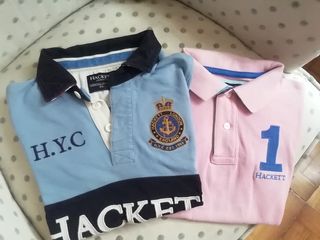 Lote 2 polos Hackett T 5-6 de segunda mano por 30 EUR en Gijón en WALLAPOP