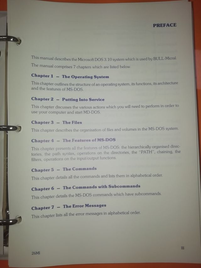 Ms-Dos User Guide de Bull Micral