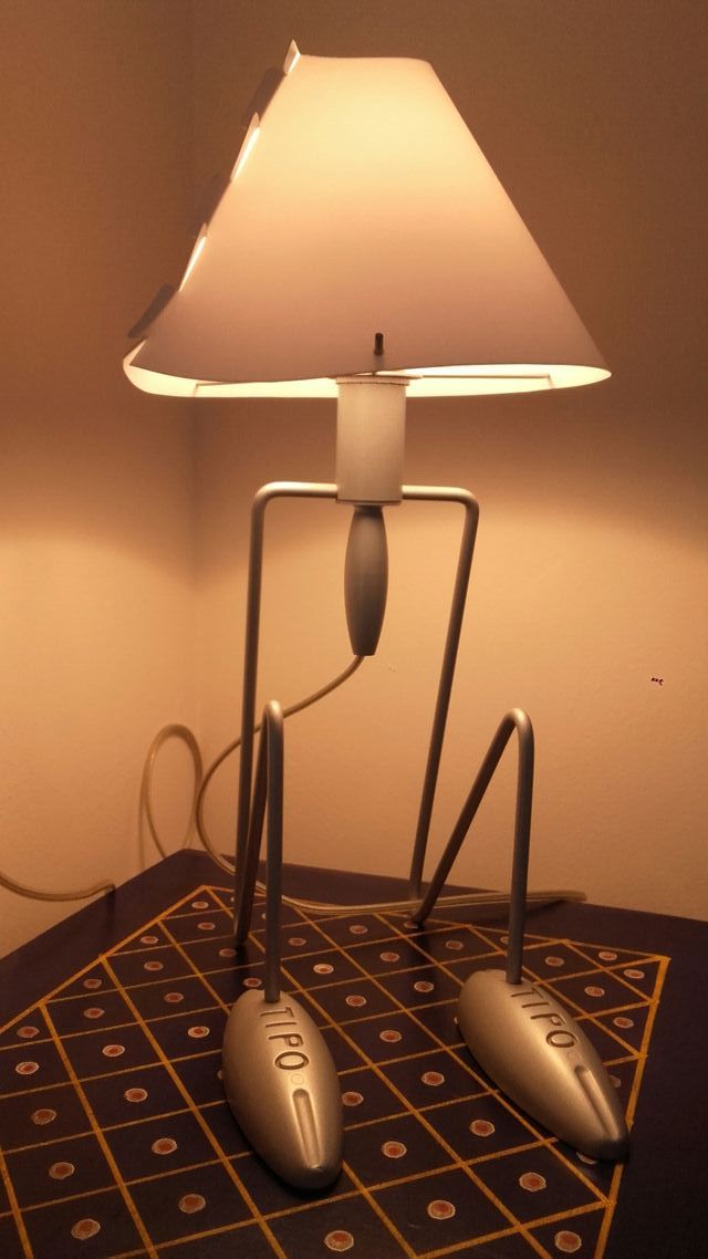 Lámpara italiana diseño aluminio nueva