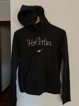 sudadera hollister negra
