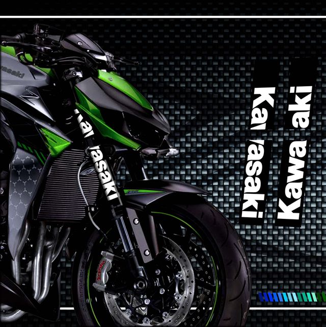 z1000 Stickers barras delanteras kawasaki