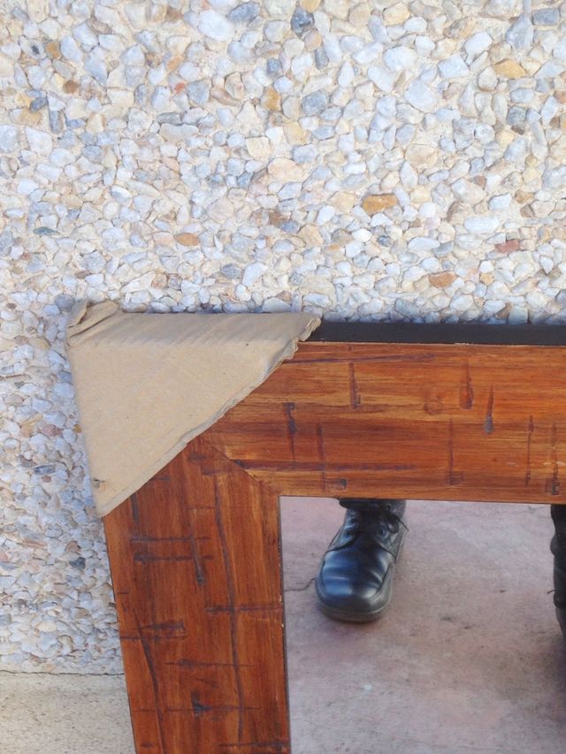 Espejo rústico madera envejecida, nuevo de segunda mano por 60 € en