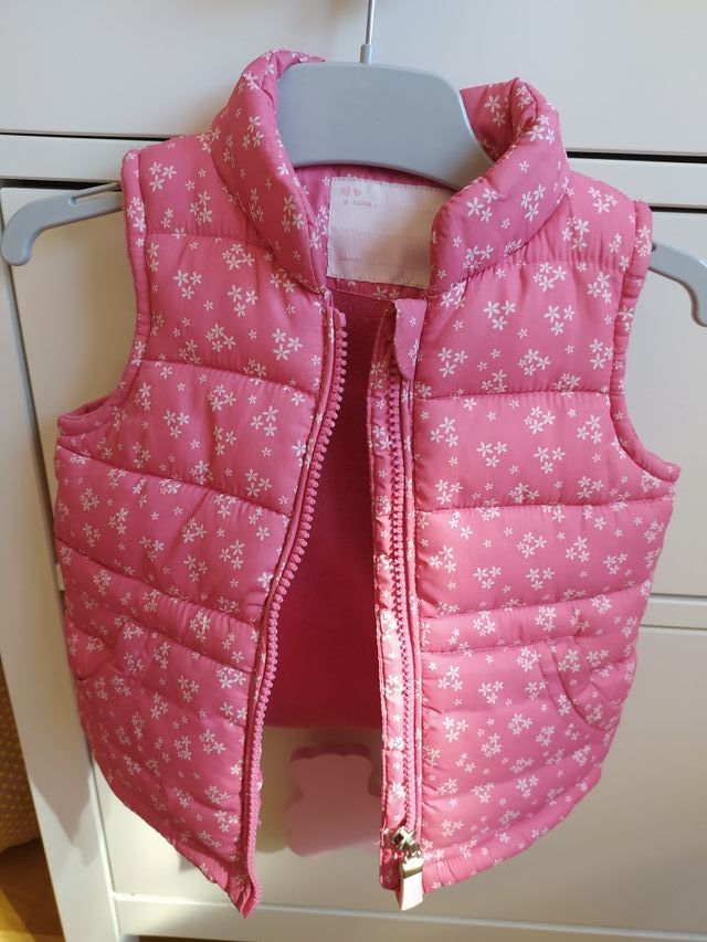 Chaleco De Niña Rosa Talla 12 Chaleco De Niña Rosa Talla 12