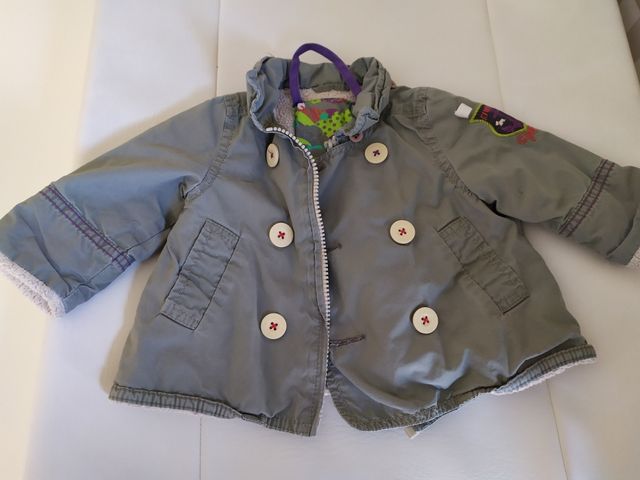 chaqueta bebe 3-6 meses borreguillo