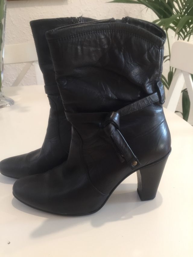 Botines piel talla 38
