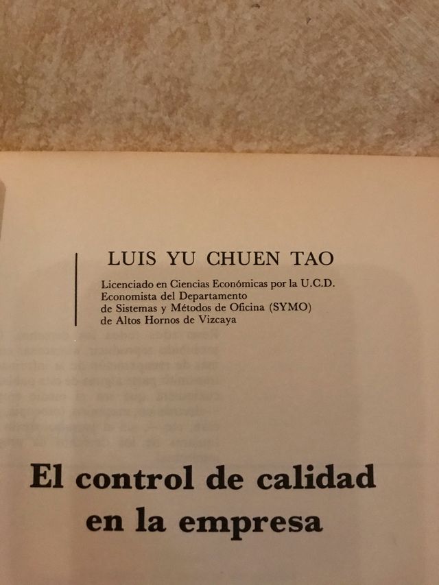 Libro de control de calidad de empresa