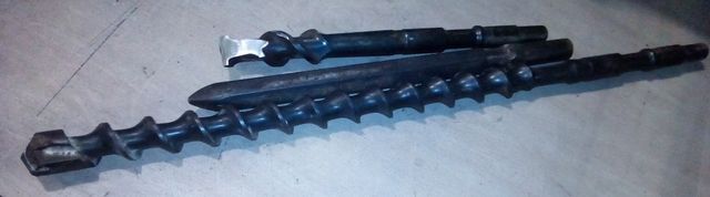 taladro, puntero,pala