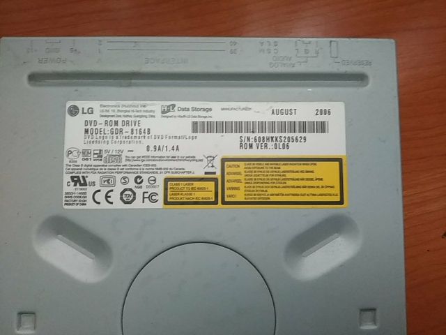 Unidade de DVD ROM IDE