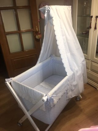 Cama de bebé manta//almohada para moisés supletorias pesaje cochecito 80x80
