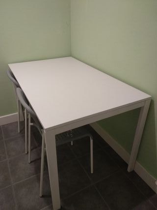 Mesa comedor o cocina blanca Ikea de segunda mano por 40 Mesa comedor o cocina blanca Ikea de segunda mano por 40