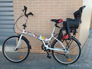 bicicleta plegable silla niño bicicleta plegable silla niño