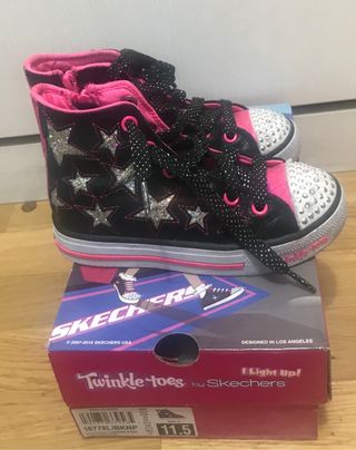 zapatillas skechers niña con luces