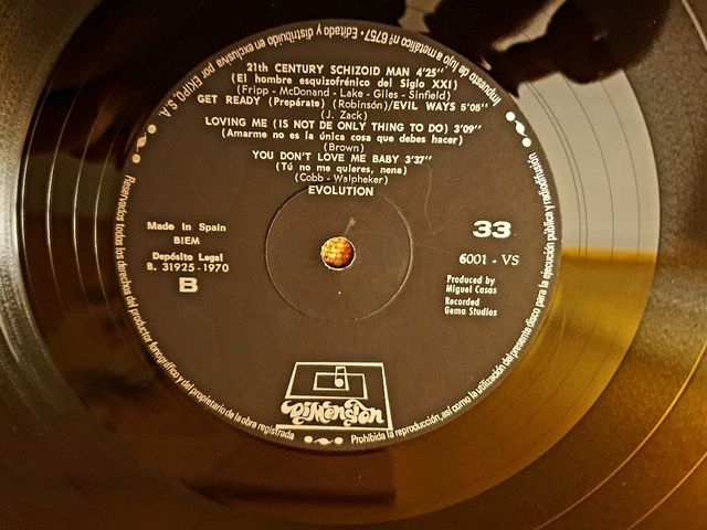 Disco de Vinilo Evolution ,