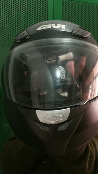 talla XL negro color blanco Stormer casco integral versus Strip