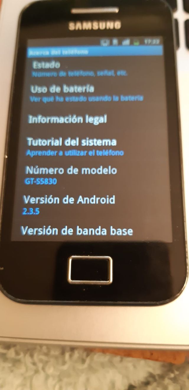 Samsung Galaxy Ace modelo GT-S5830