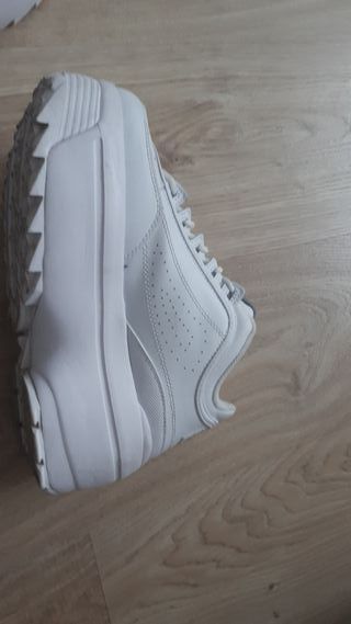 zapatillas fila con taco