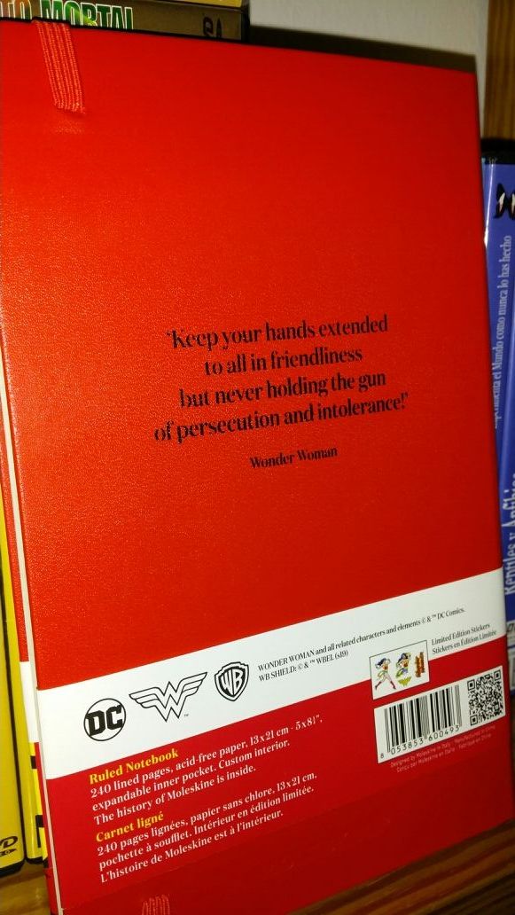 MOLESKINE WONDER WOMAN