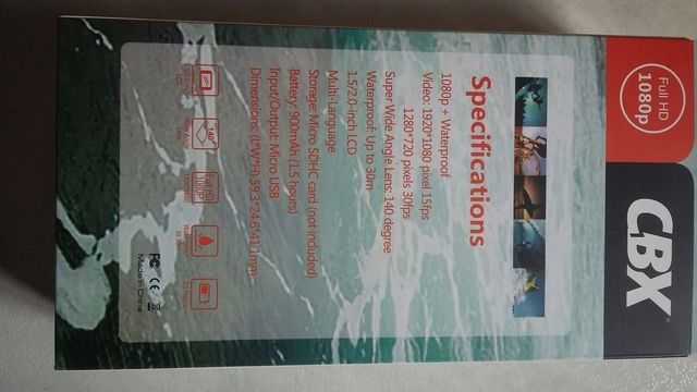 Camara de acción sumergible