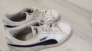 zapatillas puma blancas hombre