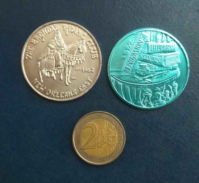 Monedas Fichas Tokens Mardi Gras New Orleans 1982