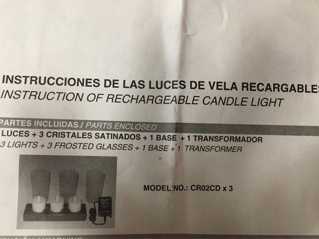 Luces de Velas Recargables