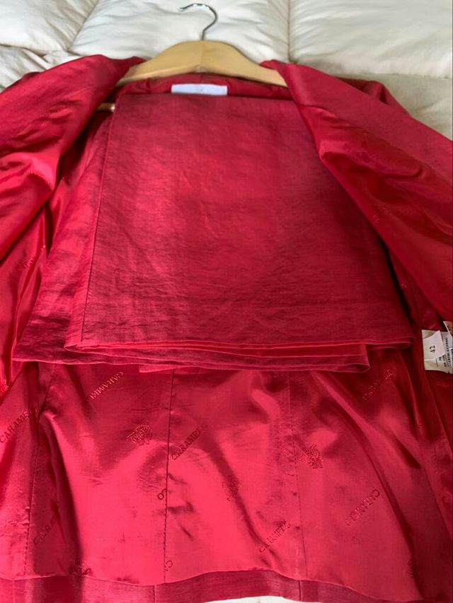 Conjunto Caramelo. Chaqueta y falda