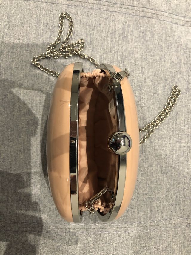 Bolso ceremonia rosa palo