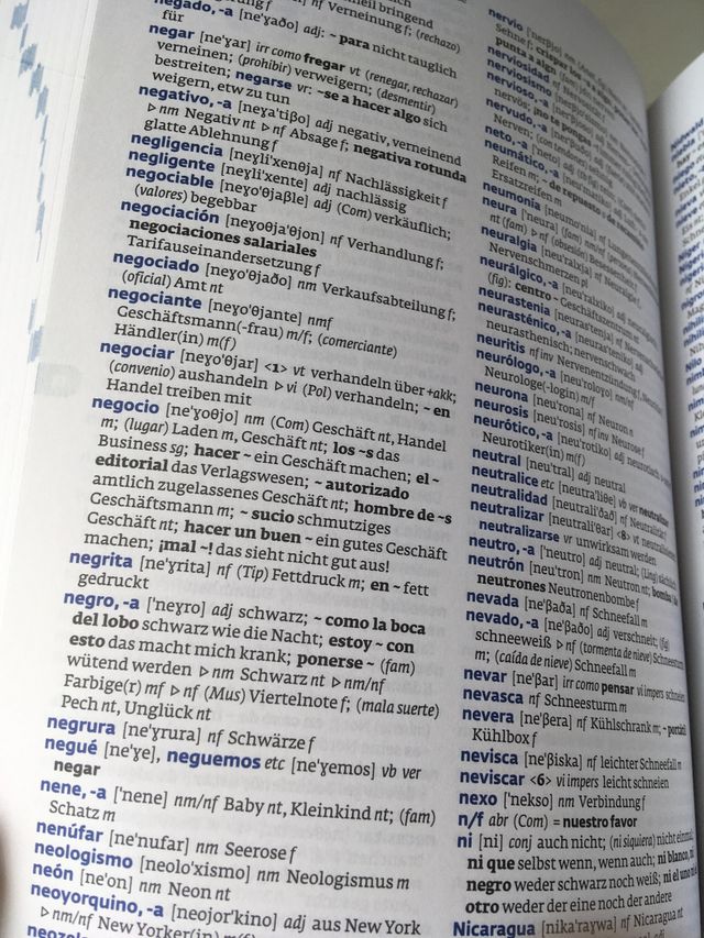 Diccionario Español-Alemán.