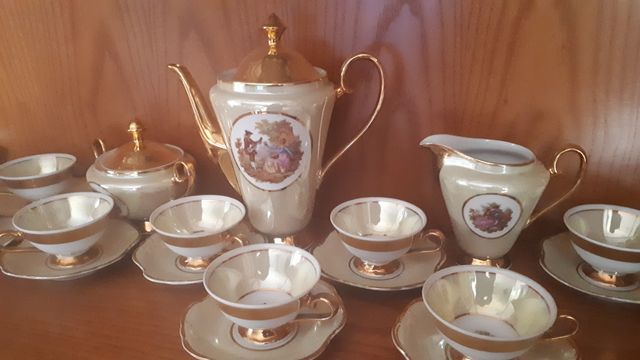 clásico juego cafe vintage 12 servicios