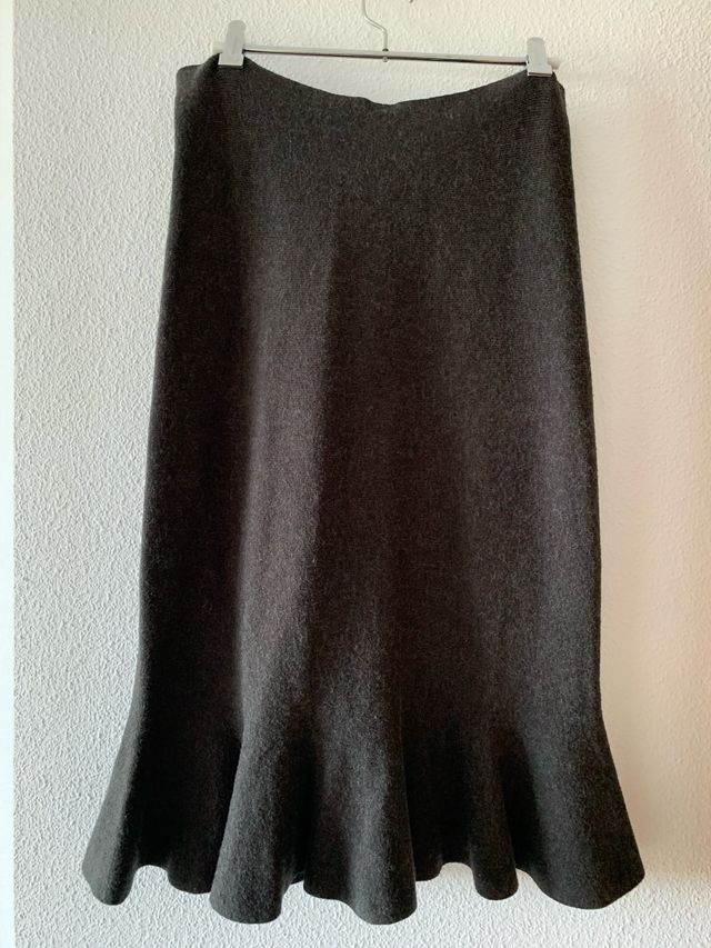 Falda punto Manifesto gris